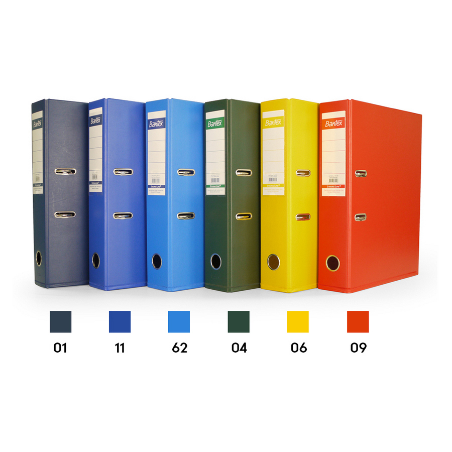 Ordner Bantex Lever Arch File Folio Berlapis PP Tebal 7cm - depan